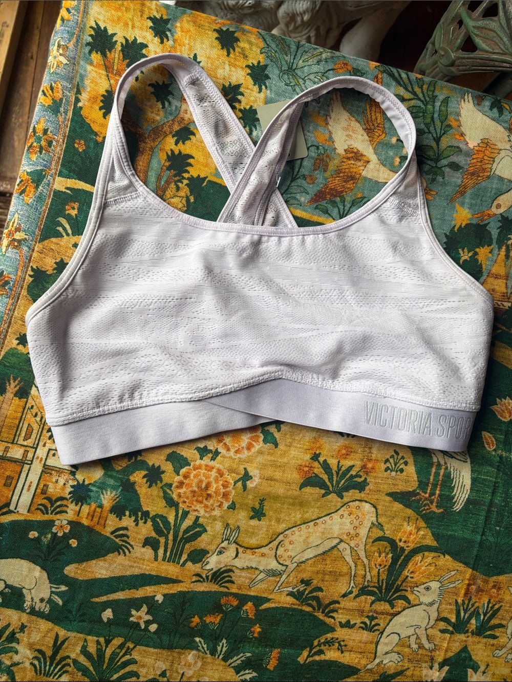 Victoria's Secret Light Lavender Racerback Sports Bra